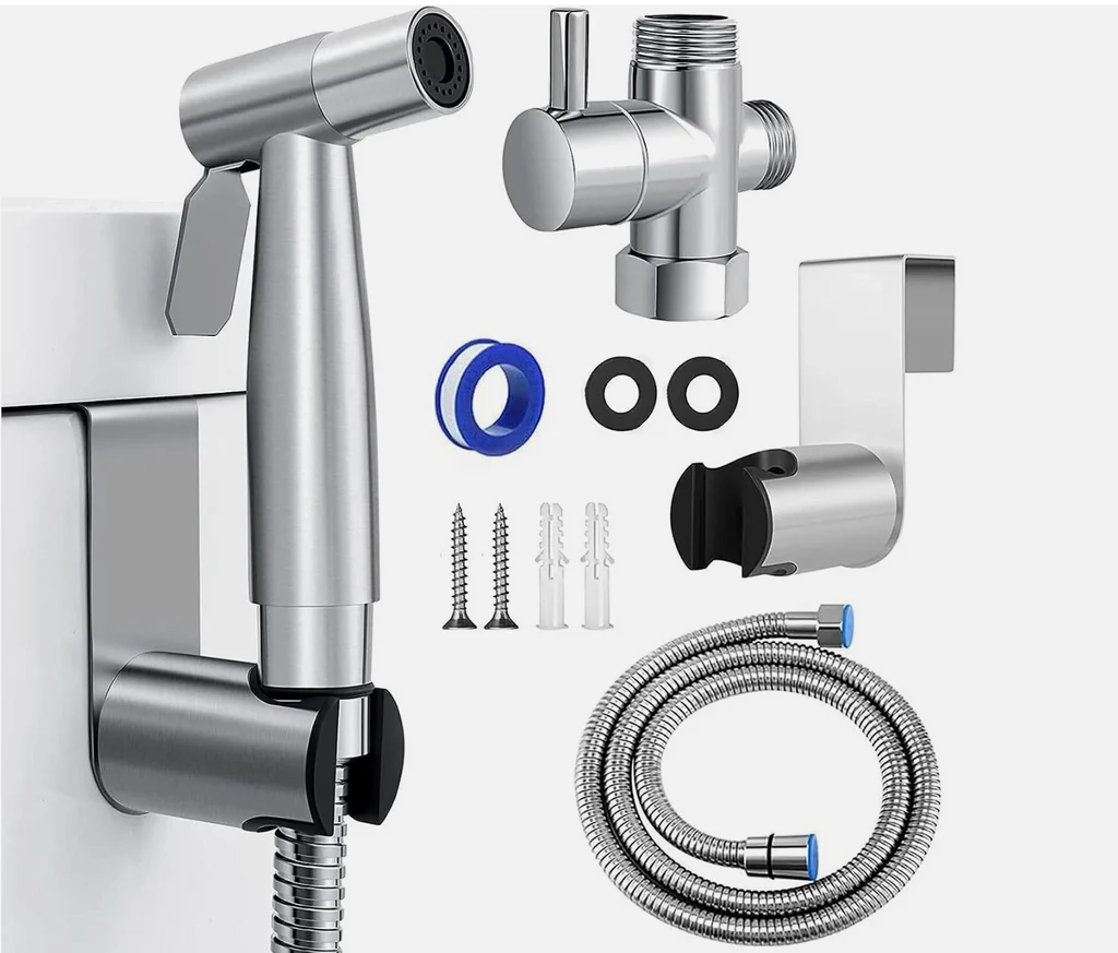 Washura SS-304 Bidet Wand and Valve Details